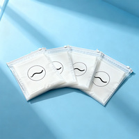 Sacs d'emballage pour vêtements en plastique givré avec fermeture éclair, personnalisables avec votre logo, en polyéthylène recyclé
