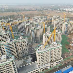 Grue à tour à plateau plat DAHAN QTZ125(6015) de haute qualité, 8 tonnes, portée 60 m, hauteur maximale 200 m, 125 t.m, moteur, garantie 1 an - Product Image 6