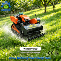 Tondeuse à fléaux télécommandée intelligente FUCHENG pour vignobles, vergers et terrains en pente