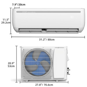 Climatiseur mini-split YITAHOME 9000 BTU, chauffage 19 SEER2 110V, jusqu'à 450 pieds carrés Climatiseur mini-split Ft Quoyard 9000 BTU Hea - Product Image 5