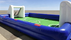 Terrain de football gonflable avec buts intégrés et sol, grande arène professionnelle pour événements, idéale pour les yachts et les centres de villégiature - Product Image 2