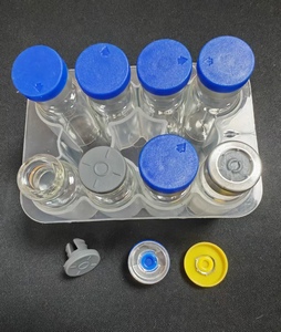 Vente en gros de flacons en verre transparent de laboratoire, forme cylindrique, bouchon à vis, utilisation en laboratoire, 3 ml, couvercle bleu pour les consommables des SALONS DE BEAUTÉ - Product Image 6