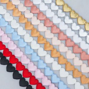 Ruban en satin de luxe en forme de cœur, taille et couleur personnalisées, 1,5 cm, 10 yards, pour mariage, Saint-Valentin, Noël, emballage cadeau, décoration - Product Image 2