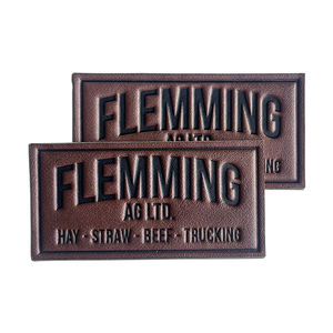 Gehele Kledinglabels Logo Naaien Op Kleding Tag Pu Lederen Patch Kledingstuk Echt Leer Voor Kleding - Product Image 6