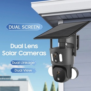 Ubox Dual Lens 4G Solar <b>Security</b> <b>Wireless</b> IP <b>Camera</b> Outdoor 4K HD WiFi PTZ PIR Detection Human Auto Tracking Network CCTV <b>Camera</b> - Product Image 5
