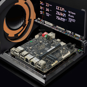 Placa base Nano Itx N100 N95 CPU con 2 LAN 2 COM RS232 DP + fuente de alimentación de 2V CC - Product Image 1