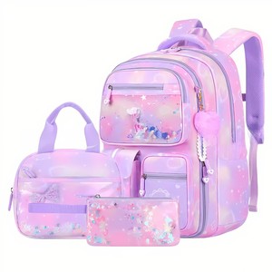 Nouveau <span class=keywords><strong>Sac</strong></span> à <span class=keywords><strong>Dos</strong></span> Léger et Imperméable en Polyester pour Élèves du Primaire et du Collège, Style Réfrigérateur, avec Bretelles Courbes pour Réduire la Charge - Product Image 5