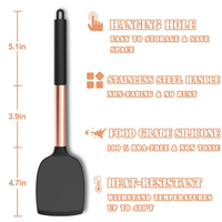 TOALLWIN Nouveaux Gadgets de Cuisine Tendance, Outils de Cuisine en Silicone, Ensemble d'Ustensiles de Cuisine en Silicone Résistant à la Chaleur