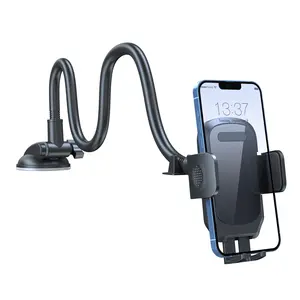 Long arm car Gooseneck Strong Suction Cup Phone Holder for Windshield Dashboard for all phone for truck