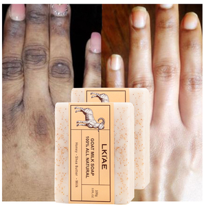 Lkiae nhẹ làm sạch Lanolin Boost đàn hồi nuôi dưỡng đốm đen Corrector làm trắng tự nhiên sữa dê xà phòng cho Châu Á da - Product Image 1