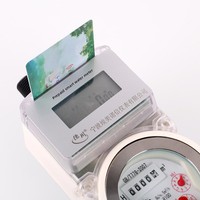 Compteur d'eau intelligent prépayé à carte IC pour collectivités résidentielles et unités locatives, étanche, 15 mm, 0,05