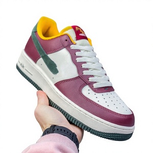 Baskets <span class=keywords><strong>AF1</strong></span> Putian en toile respirante, style <span class=keywords><strong>Air</strong></span> <span class=keywords><strong>Force</strong></span>, dégradé printanier, polyvalentes, pour le skateboard, pour couple - Product Image 1