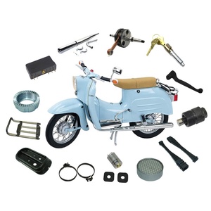 Venta al por mayor 28MM apto para S50 S51 KR51 escape de motocicleta 218071-28mm conjunto de escape <span class=keywords><strong>cromado</strong></span> Bender silenciador de coche - Product Image 2