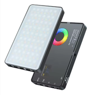 Lumière vidéo LED RGB Rundour M1-SE, batterie rechargeable intégrée 4000 mAh, 126 LED, 10 W, température de couleur réglable
