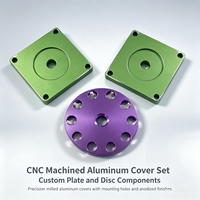 Eixo Cilíndrico de Aço Inoxidável/Alumínio com Flanges de Dupla Conicidade, Usinagem CNC Personalizada de Fábrica e Eletroerosão a Fio, Peças ISO9001