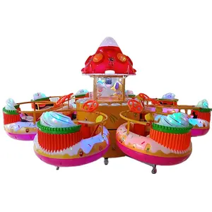 Электрический мини-парк аттракционов карусель музыкальная игрушка детская карусель Карусель круглый лошадь в помещении