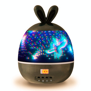 Sveglio multicolore Del Bambino Camera Da Letto <span class=keywords><strong>Lampada</strong></span> Da Tavolo Luce di Notte Della Stella E Pianeta Proiettore - Product Image 2