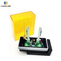 Lámpara de seguridad de gran voltaje, luz Flash estroboscópica de alarma para puerta de garaje automática, luz LED intermitente de advertencia, CA/CC de 12-265V