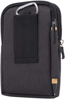 Étui de téléphone personnalisé, sacoche de ceinture pour smartphone avec mousqueton, pochette de rangement EDC pour randonnée et camping en extérieur, usine OEM ODM