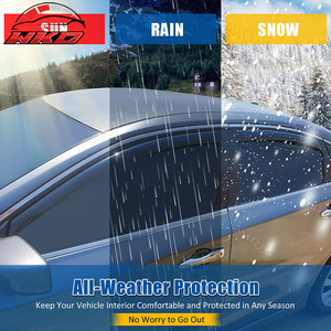 Déflecteurs de vitres en acrylique pour Nissan Altima 13-18 berline, 4 pièces - Intégrés au profil de la fenêtre - Product Image 6