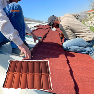 Tôles de toiture <span class=keywords><strong>en</strong></span> aluminium architecturales, tuiles de toiture <span class=keywords><strong>en</strong></span> pierre classique verte, pour la <span class=keywords><strong>couverture</strong></span> de toiture - Product Image 2