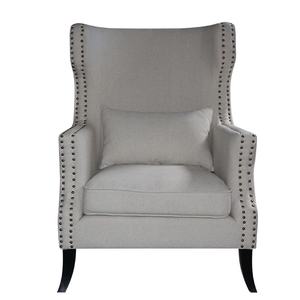 Pháp phong cách ghế sofa đơn với vải nhung bền cho đồ nội thất giải trí khách sạn - Product Image 2