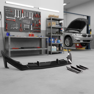 2025+ <span class=keywords><strong>A3</strong></span> RS3 Lame de pare-chocs avant inférieure avec grille - Product Image 3
