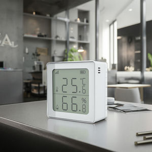 Capteur intelligent de température et d'humidité pour <span class=keywords><strong>Xiaomi</strong></span> avec écran TFT, contrôle sans fil WiFi/BLE, compatible avec l'application Android, Matter et <span class=keywords><strong>Tuya</strong></span> - Product Image 1