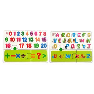Montessori numero in legno gioco di matematica bastoni Puzzle calcolare gioco apprendimento conteggio regalo per bambini aiuti didattici giocattoli in legno per bambini - Product Image 3