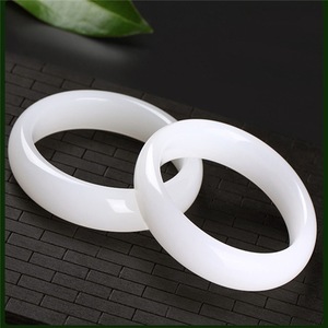 54毫米-64毫米白玉手链高品质天然玉石手链女饰品批发 - Product Image 4