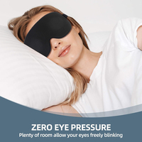 Masque de sommeil 3D pour les yeux, ensemble de voyage, fournisseur de masques oculaires avec logo, bandeau pas cher et bouchons d'oreilles en mousse anti-bruit