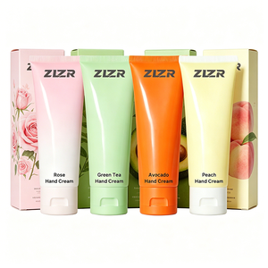 Crema de Manos Mini de 30g con Manteca de Karité, Té Verde, Rosa Orgánica, Durazno, Aguacate y Fresa, Hidratante, Blanqueadora, Suave y Delicada para las Manos - Product Image 4