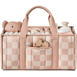 아기 꽃무늬 기저귀 정리함 스타일리시한 유아용품 보관 가방 베이비 샤워 선물 필수품 신생아 필수품 - Product Image 5