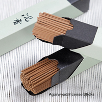 Bâtonnets d'encens traditionnels faits à la main, paquet de 60g, parfum d'ambiance oriental, encens d'agarwood, de santal et d'armoise pour la relaxation et le yoga