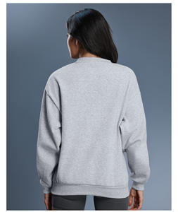<span class=keywords><strong>Pull</strong></span> en polaire pour femme, confortable, brossé, coupe ample, col rond, sweat-shirt pour femme, sweat-shirt doux, haut décontracté, chaud, haut surdimensionné Y2K - Product Image 2