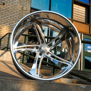 ล้อ Palma Welded Forged Billet ขนาด 18x11 20x12 22x14 5x4.75 5x5 ขอบขัดเงา 5 ก้าน สำหรับ Chevy Chevelle Camaro Custom Pro Wheel - Product Image 2