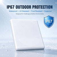 Antena de Panel WiFi Punto a Punto de 2.4GHz, 18dBi, 2400-2500MHz, Alta Ganancia, Direccional para Exteriores, para Puente Inalámbrico, CPE, Router