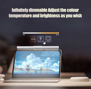 Lampe LED pour écran d'ordinateur portable PC, protection des yeux, contrôle tactile, gain de place, bureau à domicile, barre lumineuse pour écran à intensité variable - Product Image 4