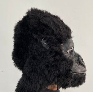 <span class=keywords><strong>Maschera</strong></span> da <span class=keywords><strong>Gorilla</strong></span> realistica con mani e piedi <span class=keywords><strong>maschera</strong></span> da Costume da scimmia divertente <span class=keywords><strong>maschera</strong></span> da festa in <span class=keywords><strong>maschera</strong></span> per carnevale - Product Image 2
