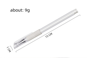 Bolígrafo de tinta de Gel blanco con logotipo gratis, marcador de piel de tatuaje Microblading de Color fácil, pistola Microblading de <span class=keywords><strong>Metal</strong></span> de aluminio, tatuaje eléctrico Manual - Product Image 2