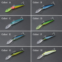 Leurre de pêche pour poissons nageurs en eau salée, plongée profonde, en plastique ABS, appât artificiel dur, 120 mm, 140 mm, 160 mm, leurre de pêche pour thon GT