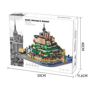 6233 1392 pièces ABS modèle monde Architecture Saint Michael's Mount-Normandie, France briques blocs de construction enfants Collection jouets - Product Image 6