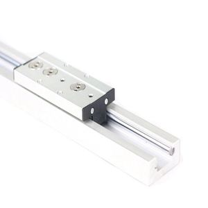 Rail de guidage linéaire argenté de 47 mm de largeur, type intégré, double <span class=keywords><strong>axe</strong></span> avec verrouillage, pour caméra, SGB20N-3 SGB20N-4 SGB20N-5, roues SGR20N - Product Image 6
