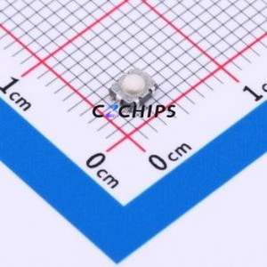 TPS850 J14M V SMTR LFS Tactile Switch SMD Switch Single Pole Single Throw Rectangle Button 1.6N Vertical Mount - Product Image 1