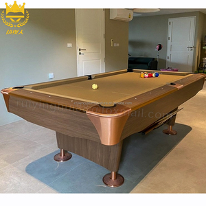 Nhà Máy Bán Hàng Trực Tiếp Chín Bóng Hồ Bơi Bảng 8ft 9ft Slate Với Tự Động Bóng Trở Lại Hệ Thống Gỗ Chân Da Túi - Product Image 4