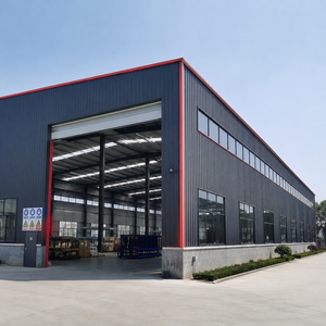 Structure de portique en acier pour entrepôt avec acier ASTM A572 et structure galvanisée à chaud - Product Image 4