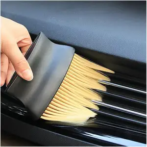 แปรงปัดฝุ่นขนแปรงขนนุ่มภายในรถแปรงทำความสะอาดรถ