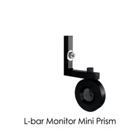 Mini-prisme en L argenté de 25,4 mm de qualité supérieure pour outils de topographie destinés à la topographie de voies ferrées à grande vitesse