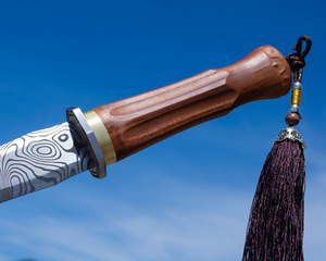 Cuchillos <span class=keywords><strong>de</strong></span> espada Yaodian <span class=keywords><strong>de</strong></span> 41,5mm, hoja <span class=keywords><strong>de</strong></span> acero inoxidable <span class=keywords><strong>de</strong></span> alto rendimiento 5Cr15MOV, mango <span class=keywords><strong>de</strong></span> palisandro - Product Image 6