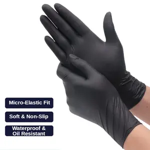 High quality food grade health nitrile hand gloves nitrilhandschuhe purple bule black nitrile gloves clean room nitrile gloves